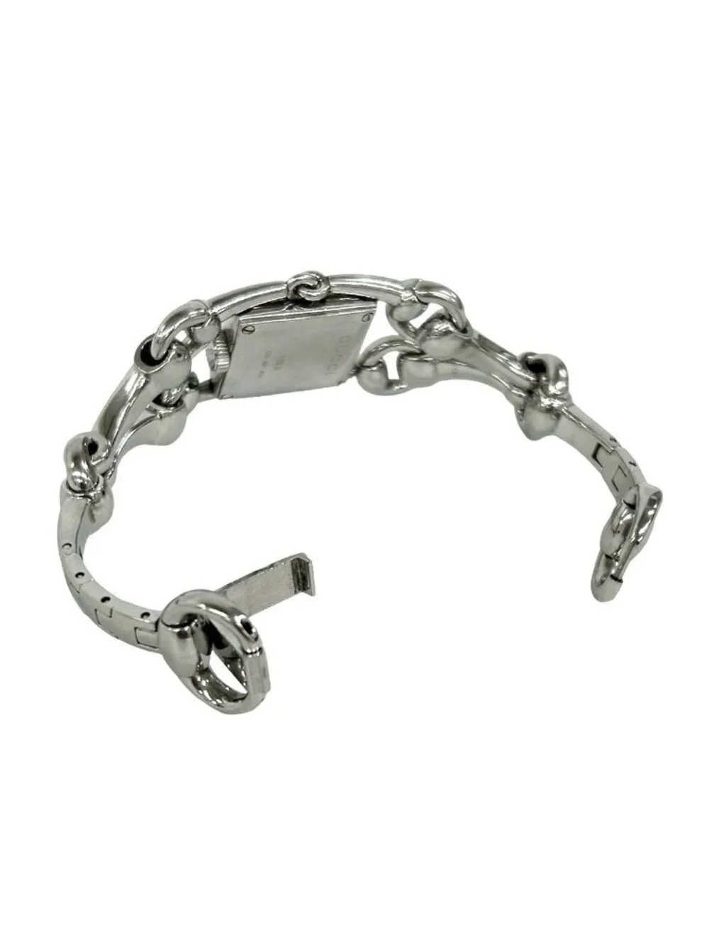 Gucci Signoria Stainless Steel Quartz Watch Wrist Silver